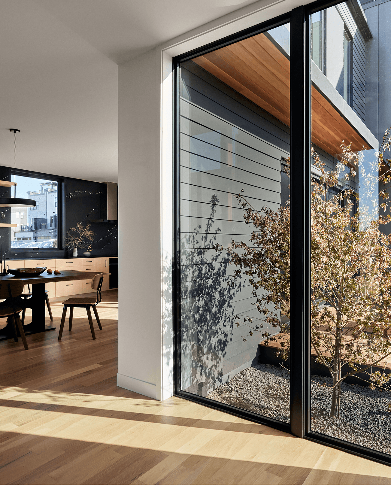 Interior of home with Marvin Signature Ultimate Direct Glaze Narrow Frame windows