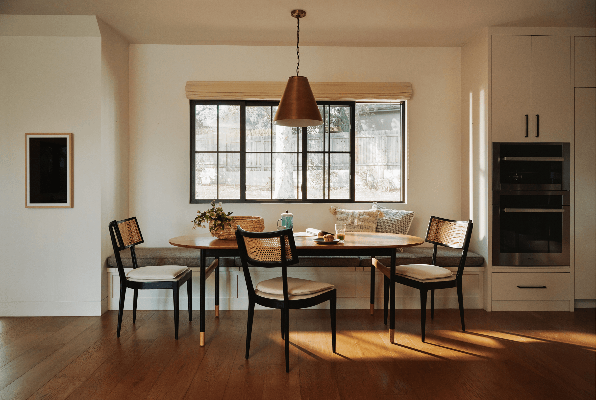 Dining room with Marvin Ultimate Glider window