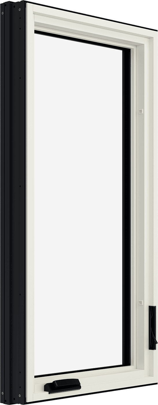 Interior view of a white Marvin Modern Casement window.